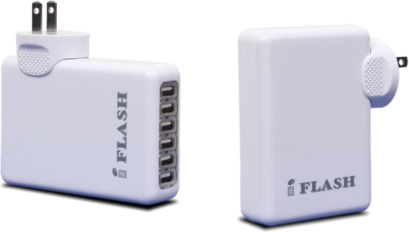 iFlash® 3A 6 Ports USB Wall/Travel/AC Rapid Charger