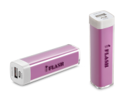 iFlash® 2600mAh Lip Gloss Portable Battery Charger – Purple